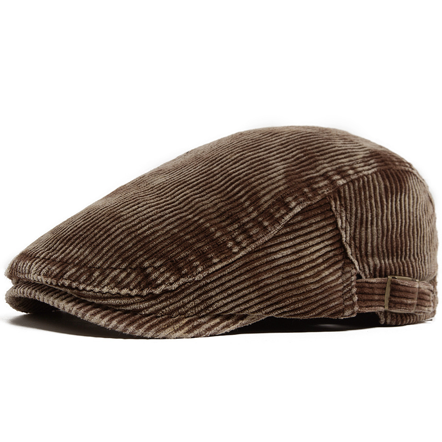 HANK | Washed corduroy flat cap
