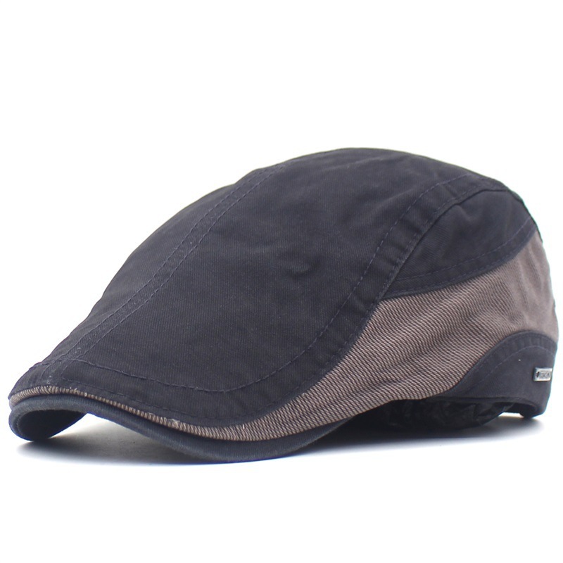 Aero | Cotton flat cap with metal plate