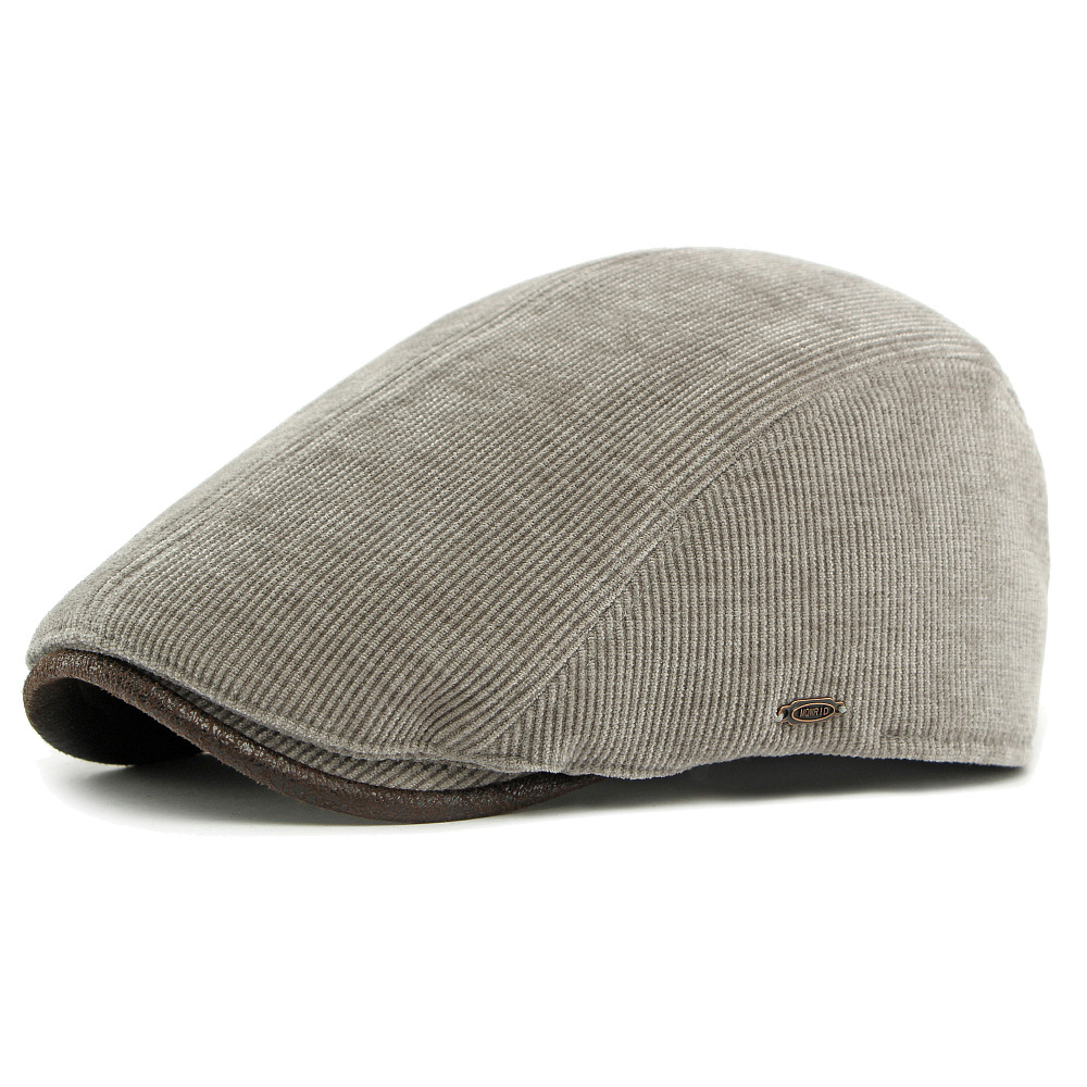 HANK | Winter Fleece Corduroy Flat Top Hat