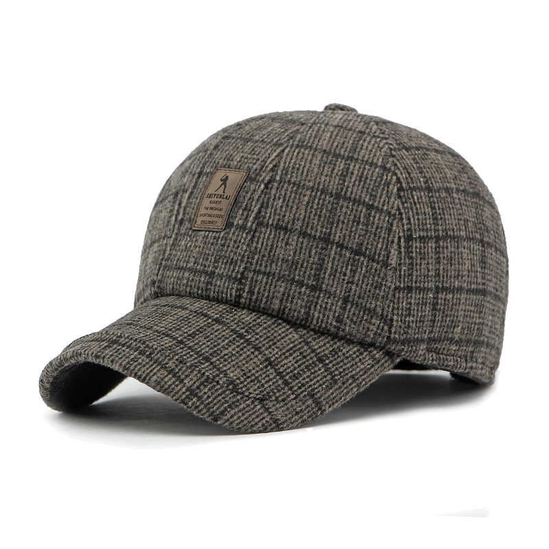 Winter wool baseball cap