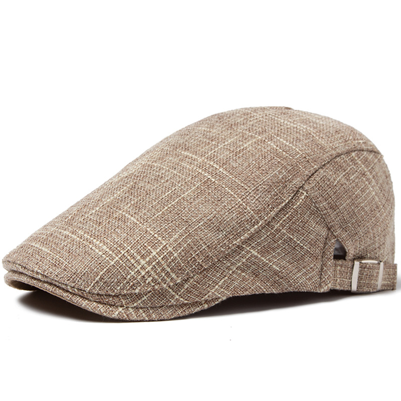 Bayside | Cotton and linen flat cap