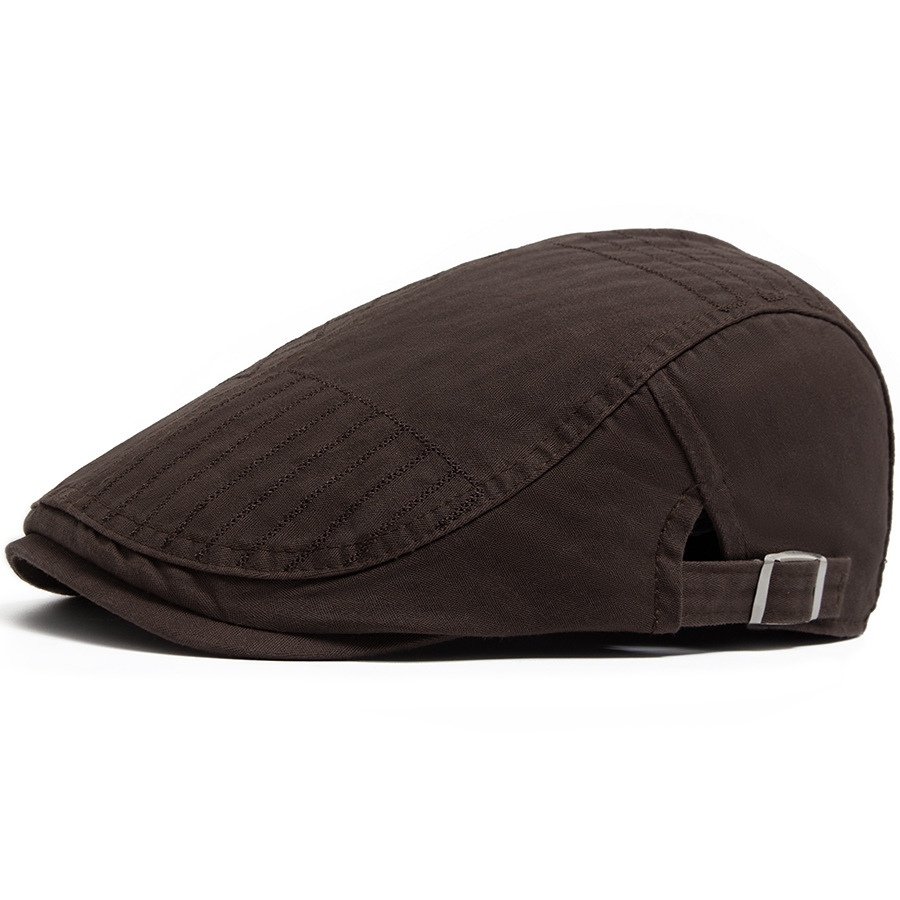 Buck | Embroidered flat cap