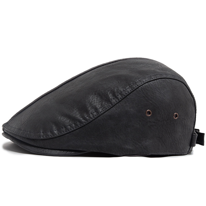 BLACKTOP | Soft leather flat cap
