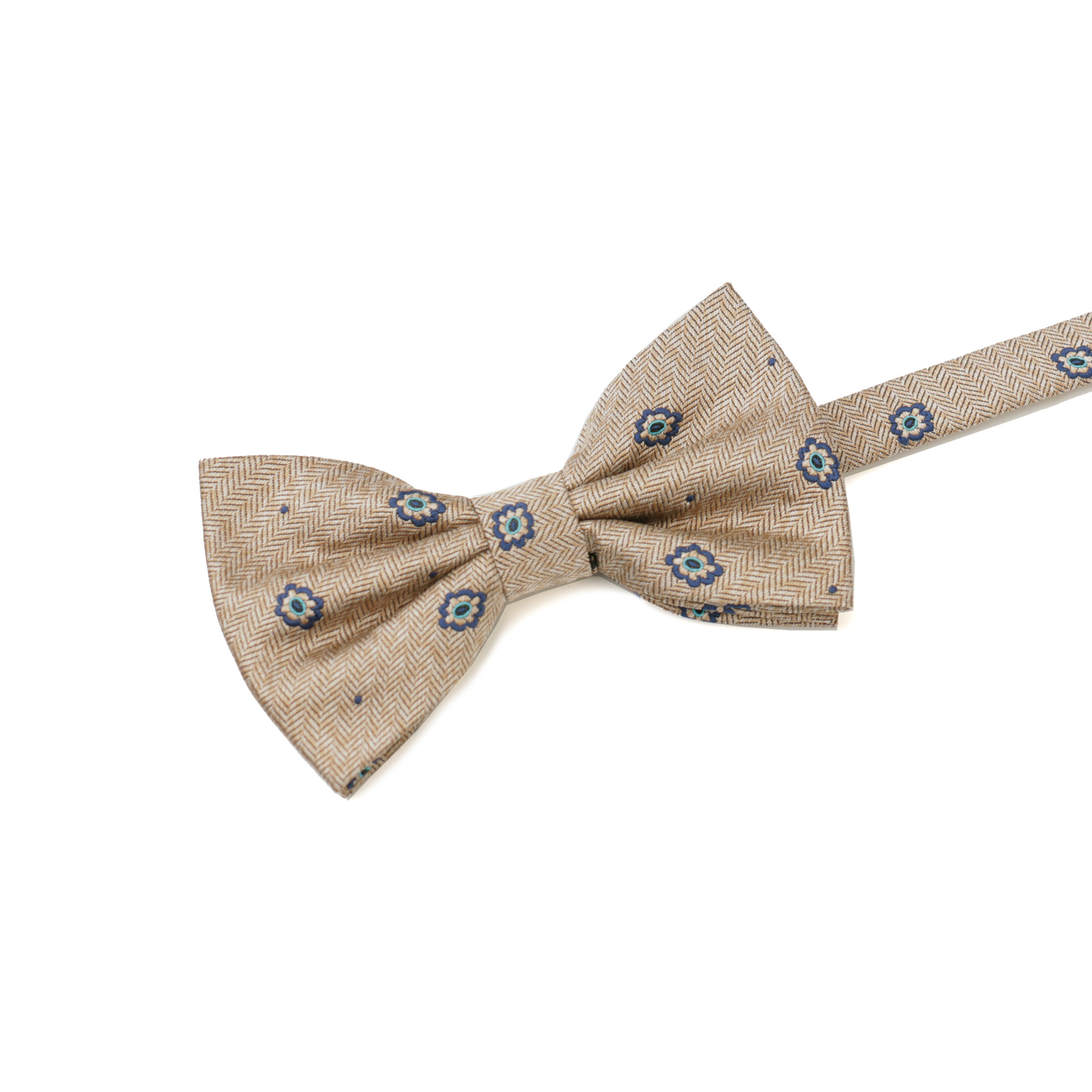 Retro khaki bow tie