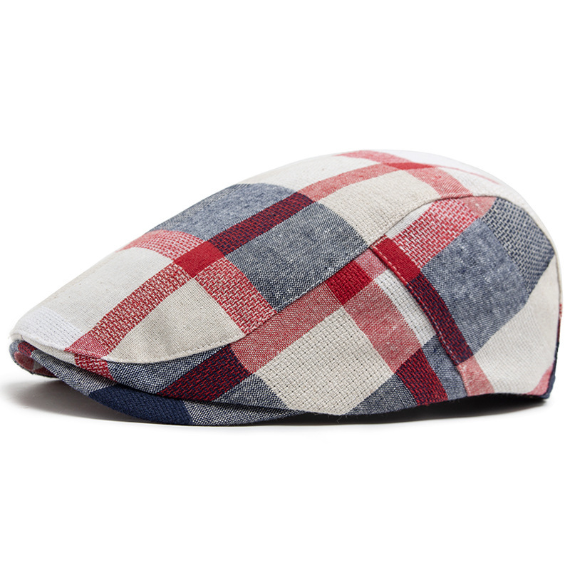 COLBY | Plaid flat cap