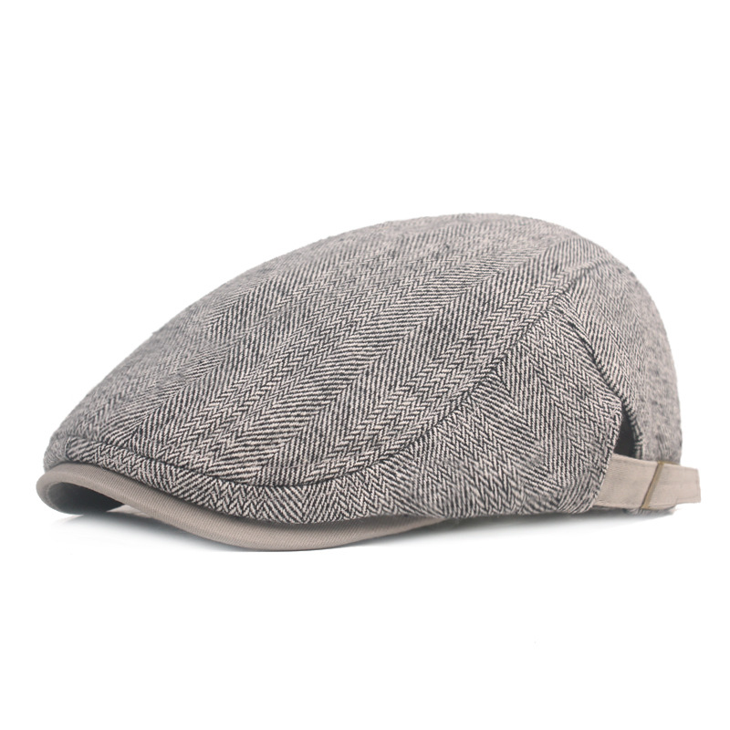 RUTH | Thickened herringbone flat cap