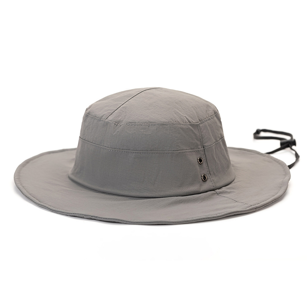Large brim bucket hat