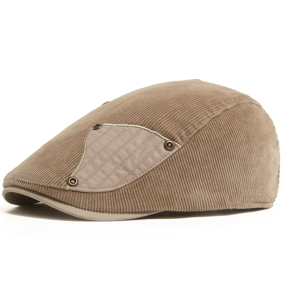 GORD | Corduroy patchwork flat cap