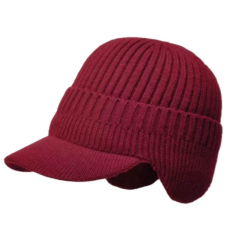 Elastic Warm Ear Protection Knitted Hat
