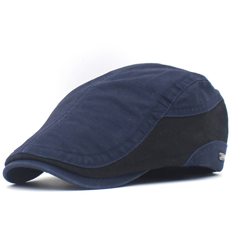 Aero | Cotton flat cap with metal plate