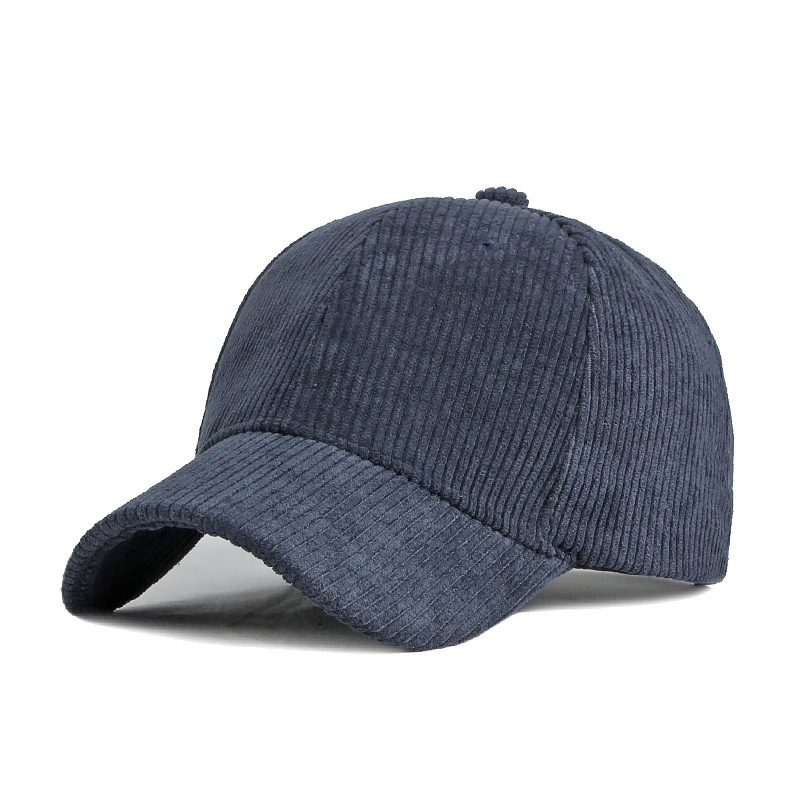 Corduroy baseball cap