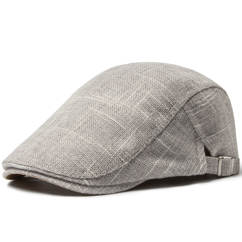 Bayside | Cotton and linen flat cap