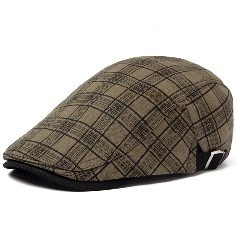 Gord丨British style cotton and linen flat cap