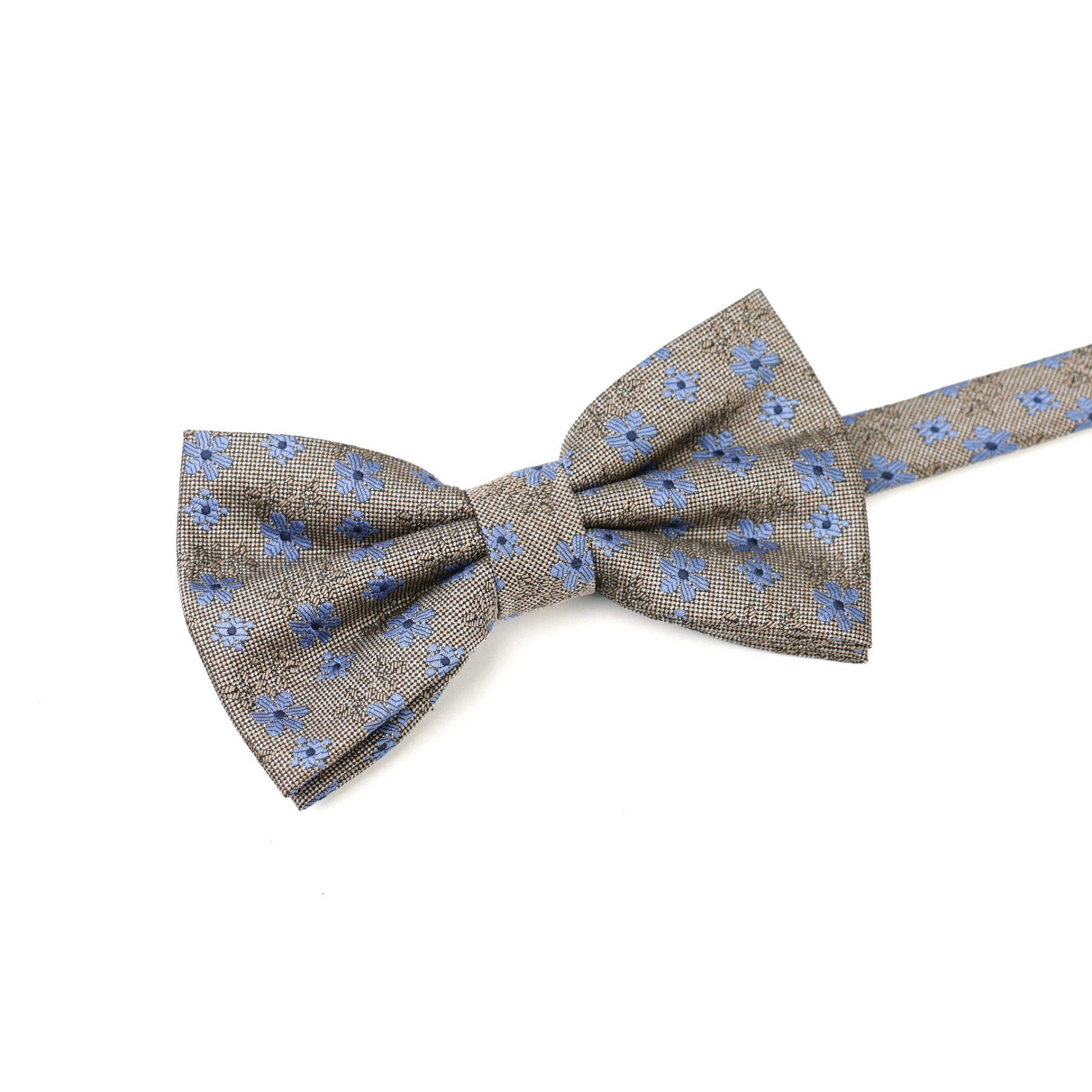 Retro khaki bow tie