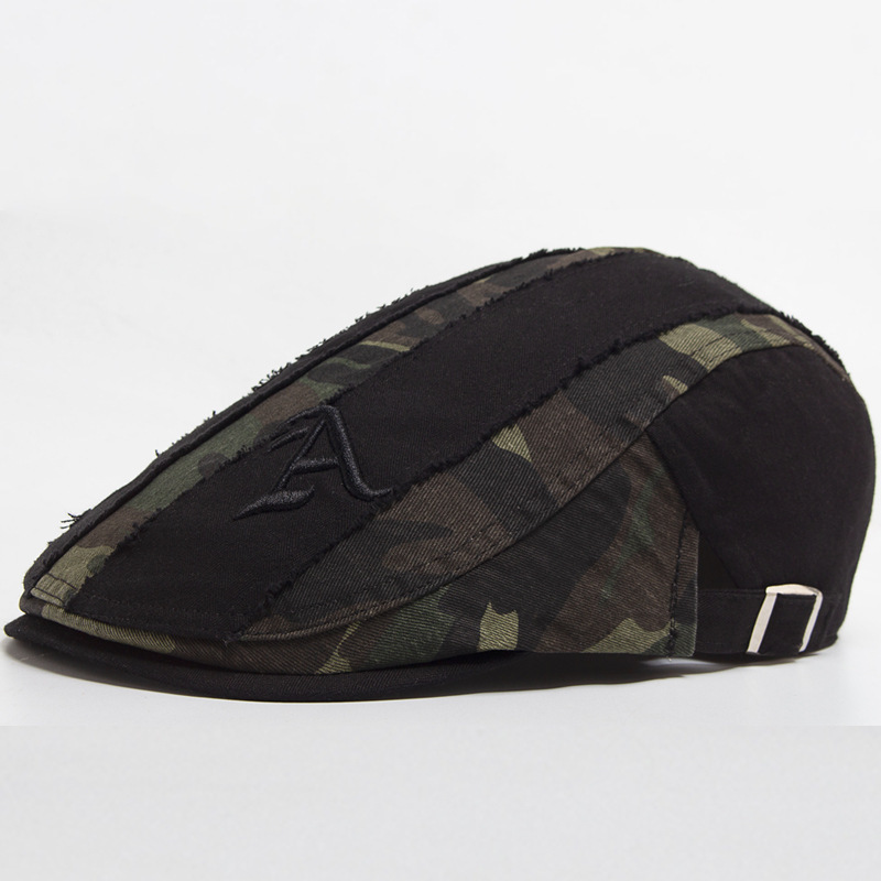 LIA | Distressed patchwork flat cap