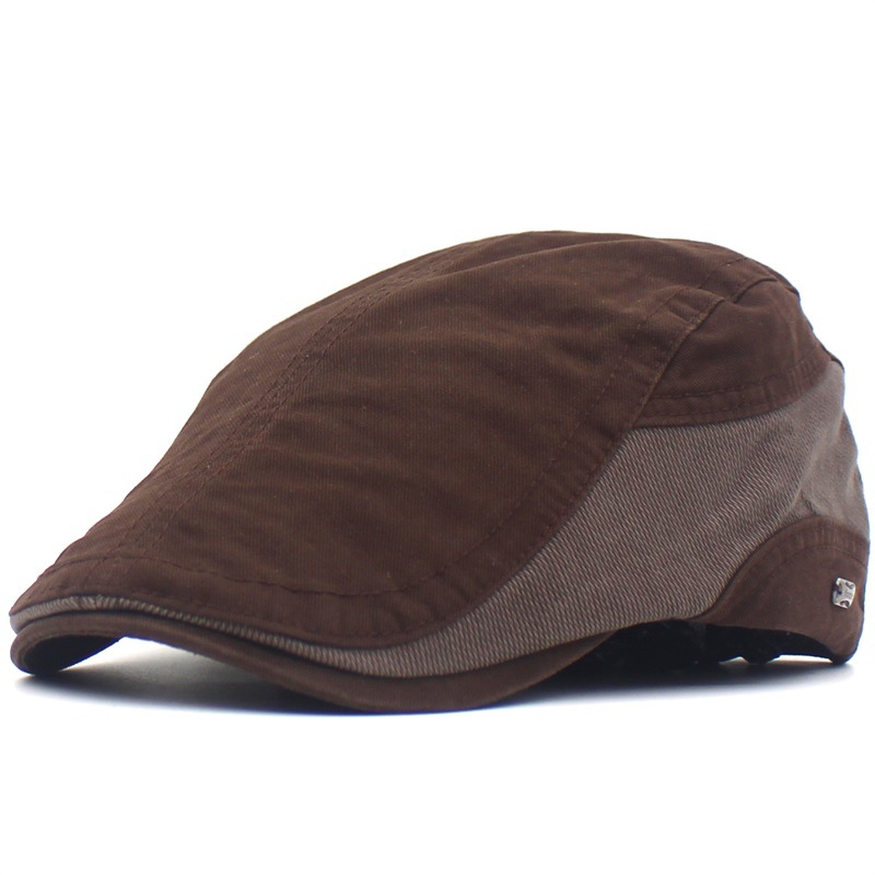 Aero | Cotton flat cap with metal plate
