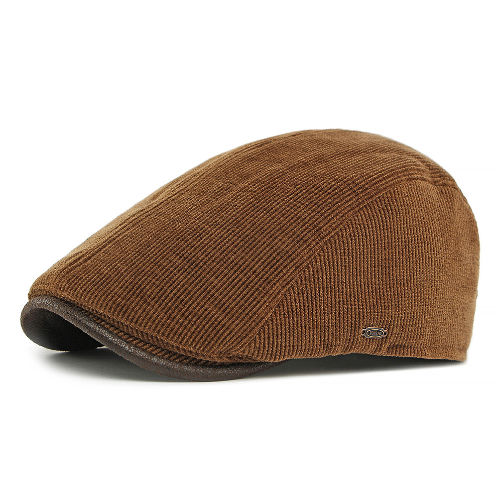 HANK | Winter Fleece Corduroy Flat Top Hat