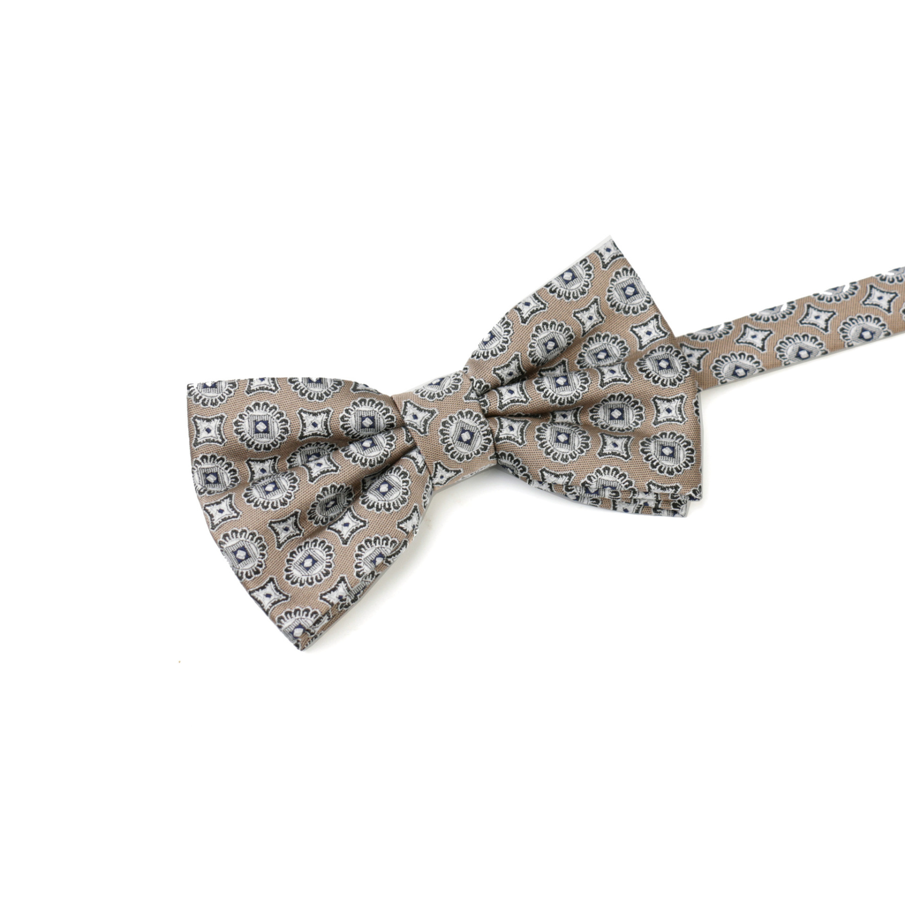 Retro khaki bow tie