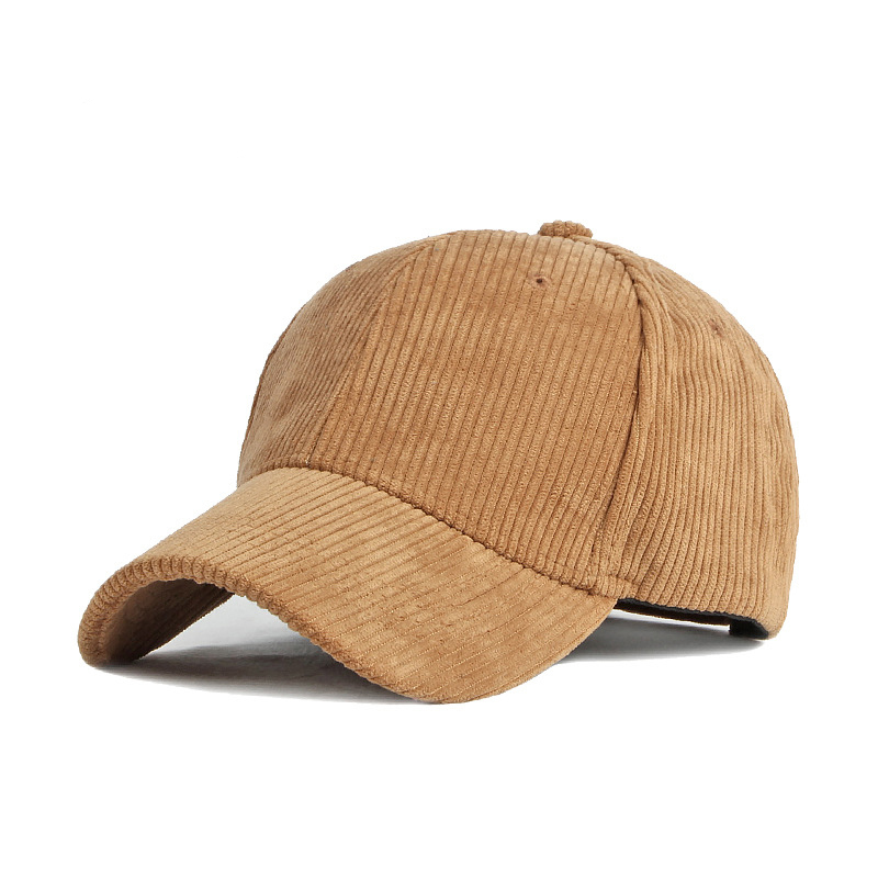 Corduroy baseball cap