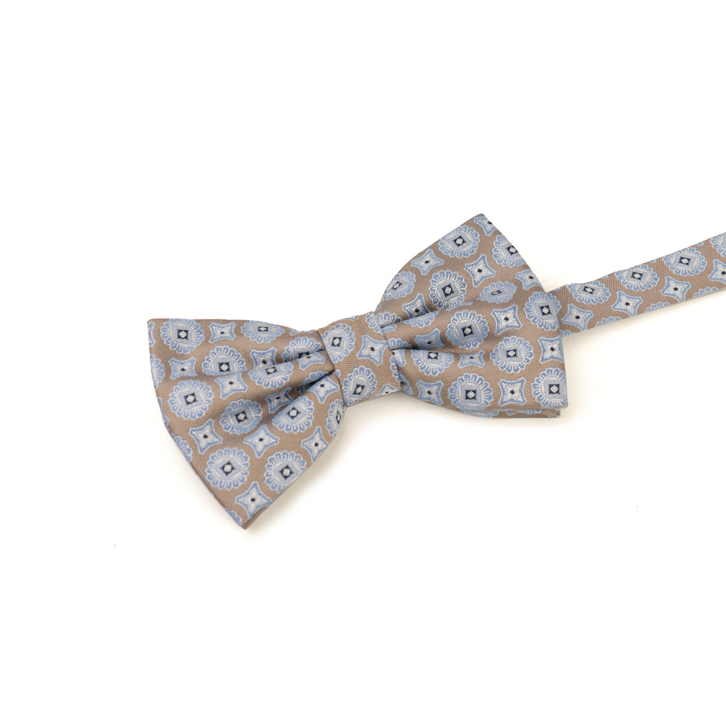 Retro khaki bow tie