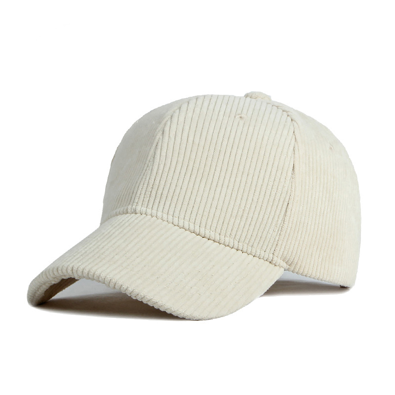 Corduroy baseball cap