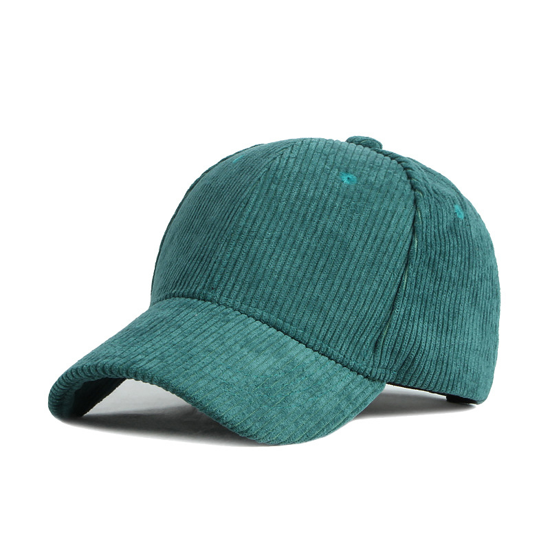 Corduroy baseball cap