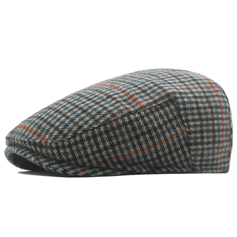 Colby | Wool textile flat cap