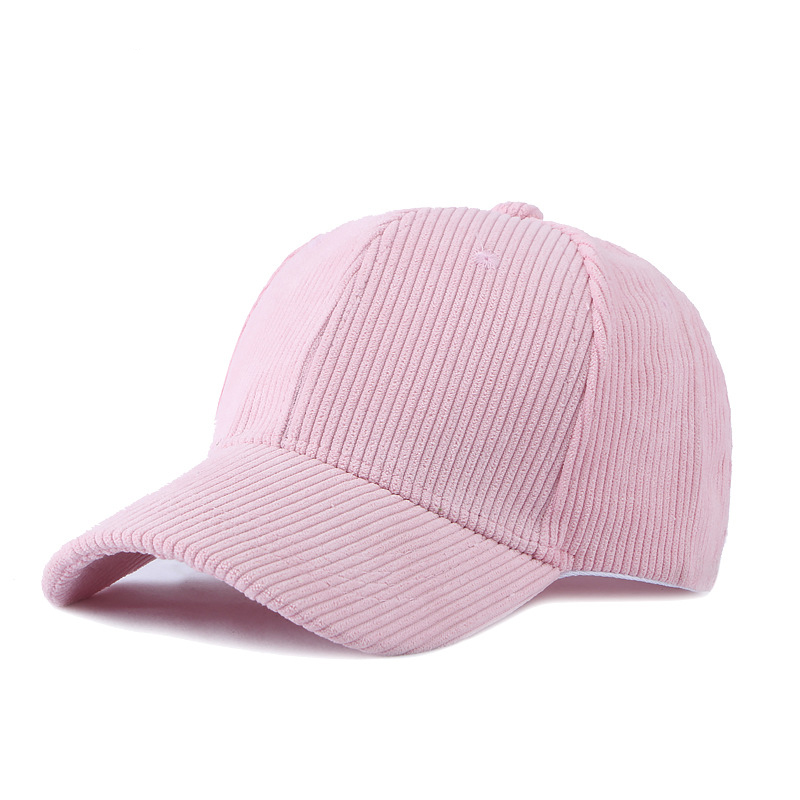 Corduroy baseball cap