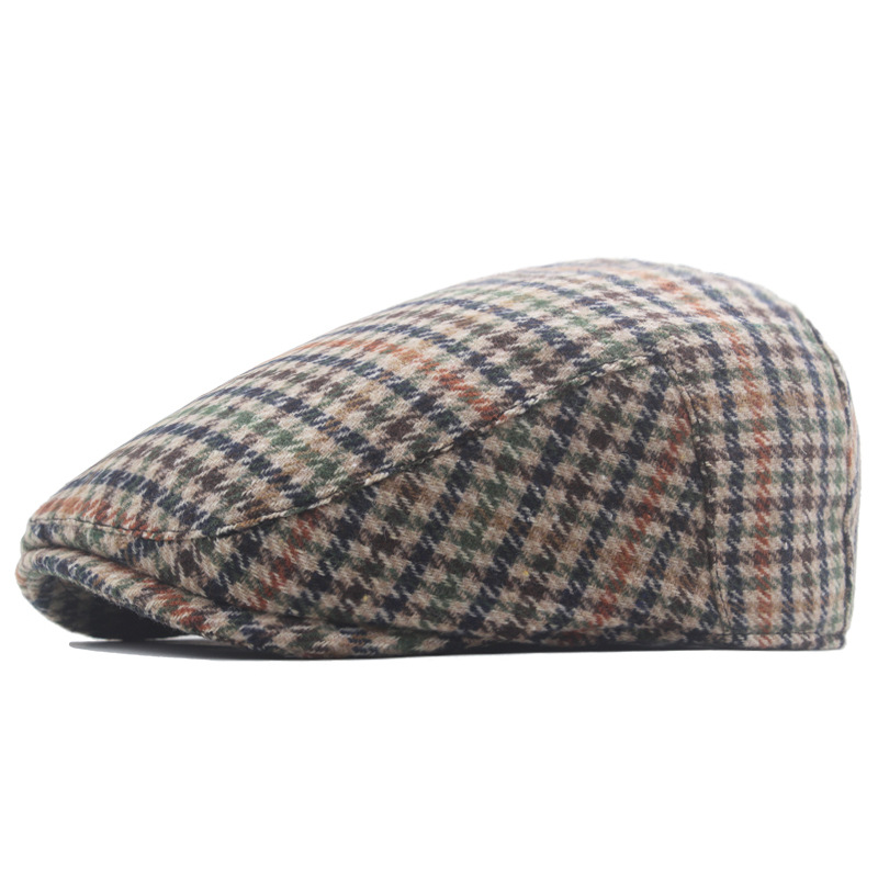 Colby | Wool textile flat cap