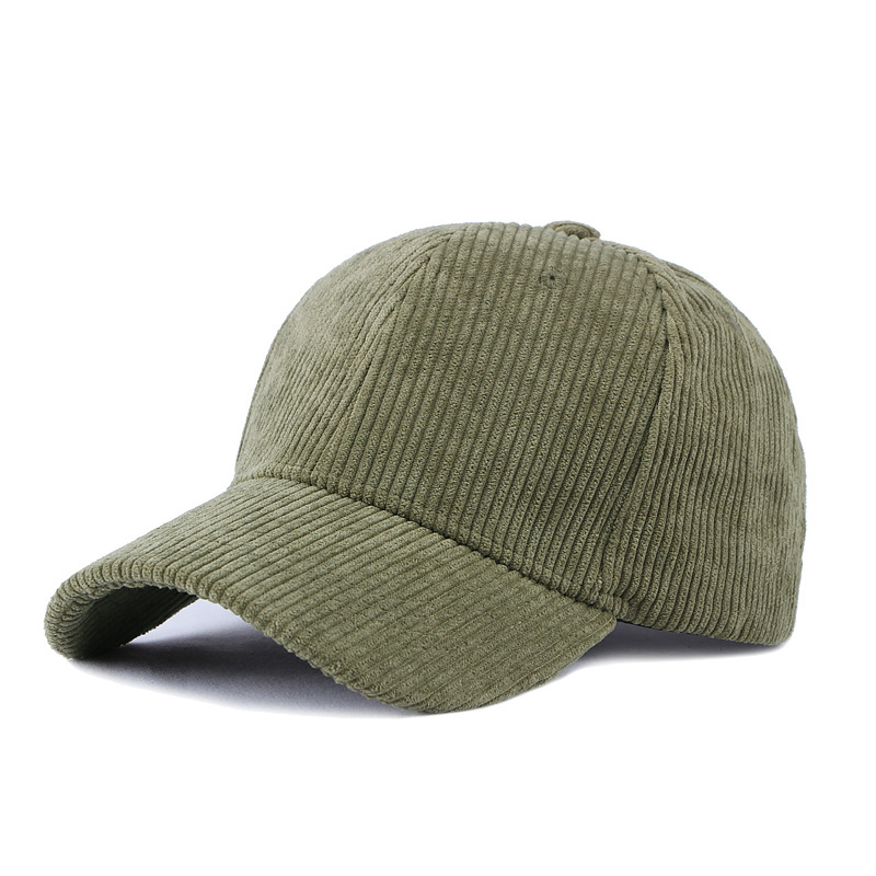 Corduroy baseball cap