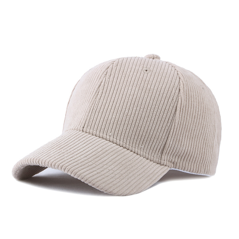 Corduroy baseball cap
