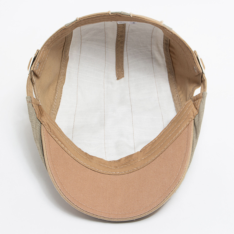 LIA | Distressed patchwork flat cap