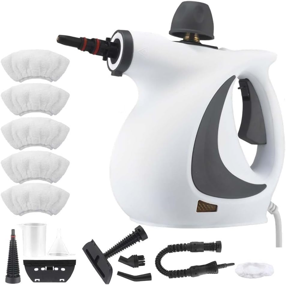 Redhut Steam Cleaner, Redhut Pressurised Handheld Steamcleaner,Steamcleaners for The Home Multi Purpose (1 Set)
