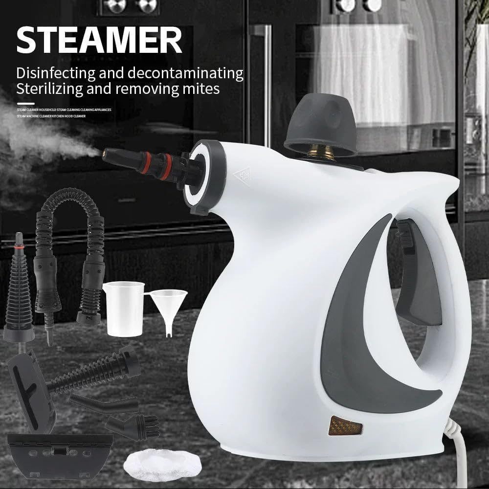 Redhut Steam Cleaner, Redhut Pressurised Handheld Steamcleaner,Steamcleaners for The Home Multi Purpose (1 Set)