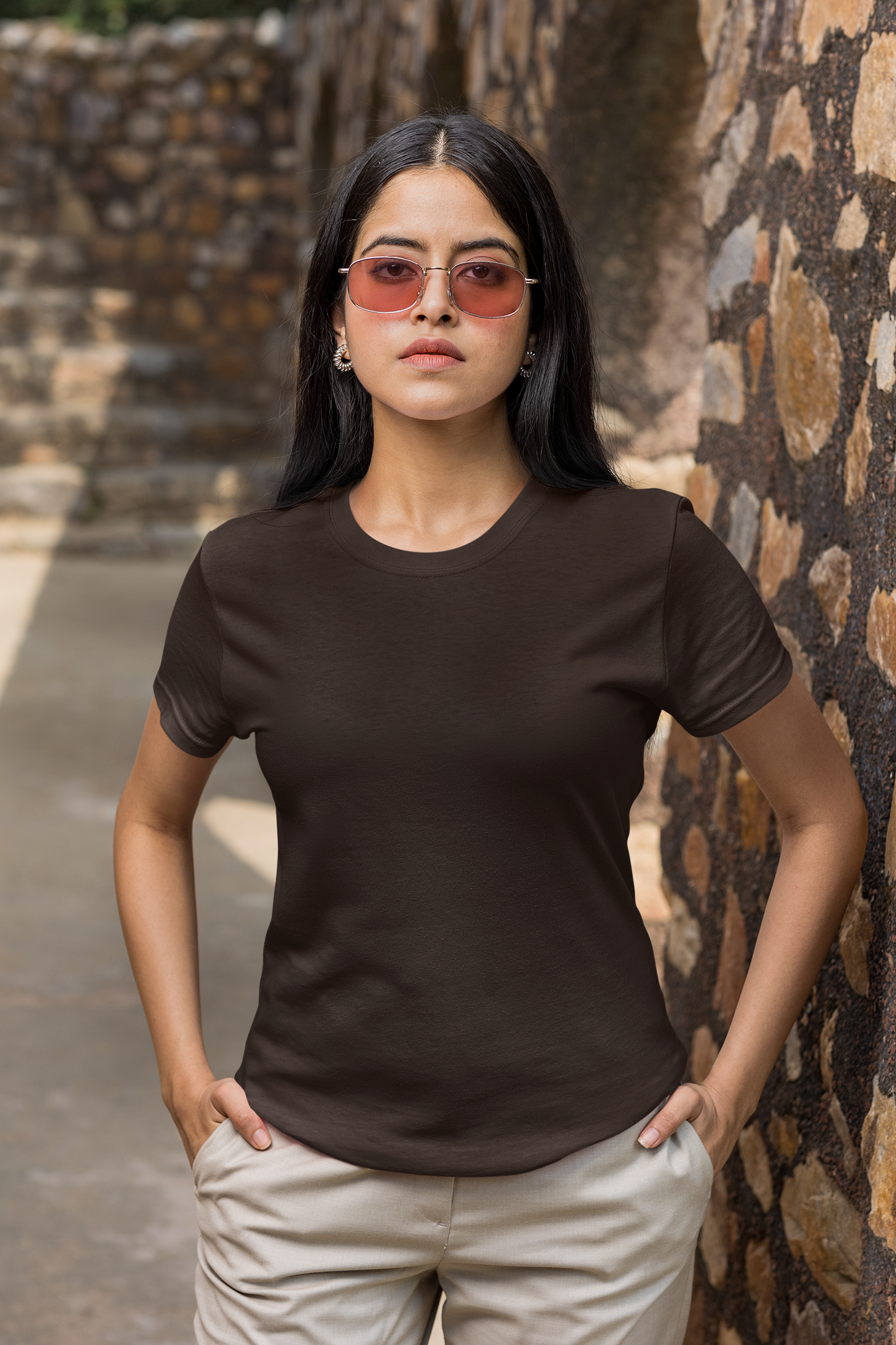 Solids : Coffee Brown Classic T-shirt