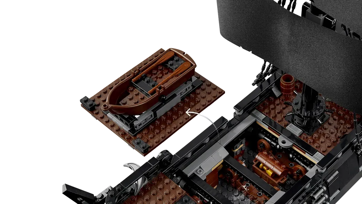 Le bateau pirate du capitaine Jack Sparrow