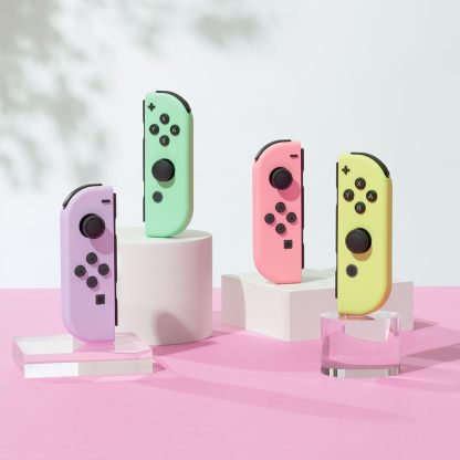 Nintendo Bluetooth Paire de Manettes Joy-Con Gauche Violet Pastel et Droite Vert Pastel Pour Switch