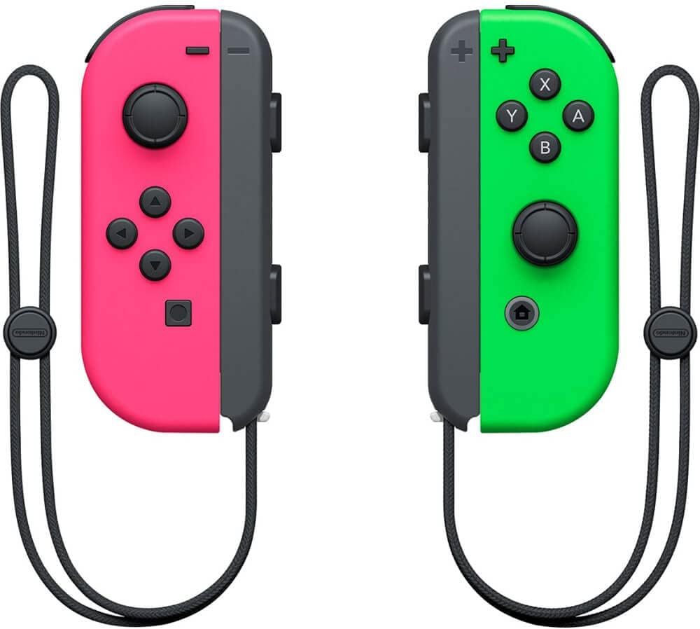 Nintendo Bluetooth Paire de Manettes Joy-Con Gauche Violet Pastel et Droite Vert Pastel Pour Switch