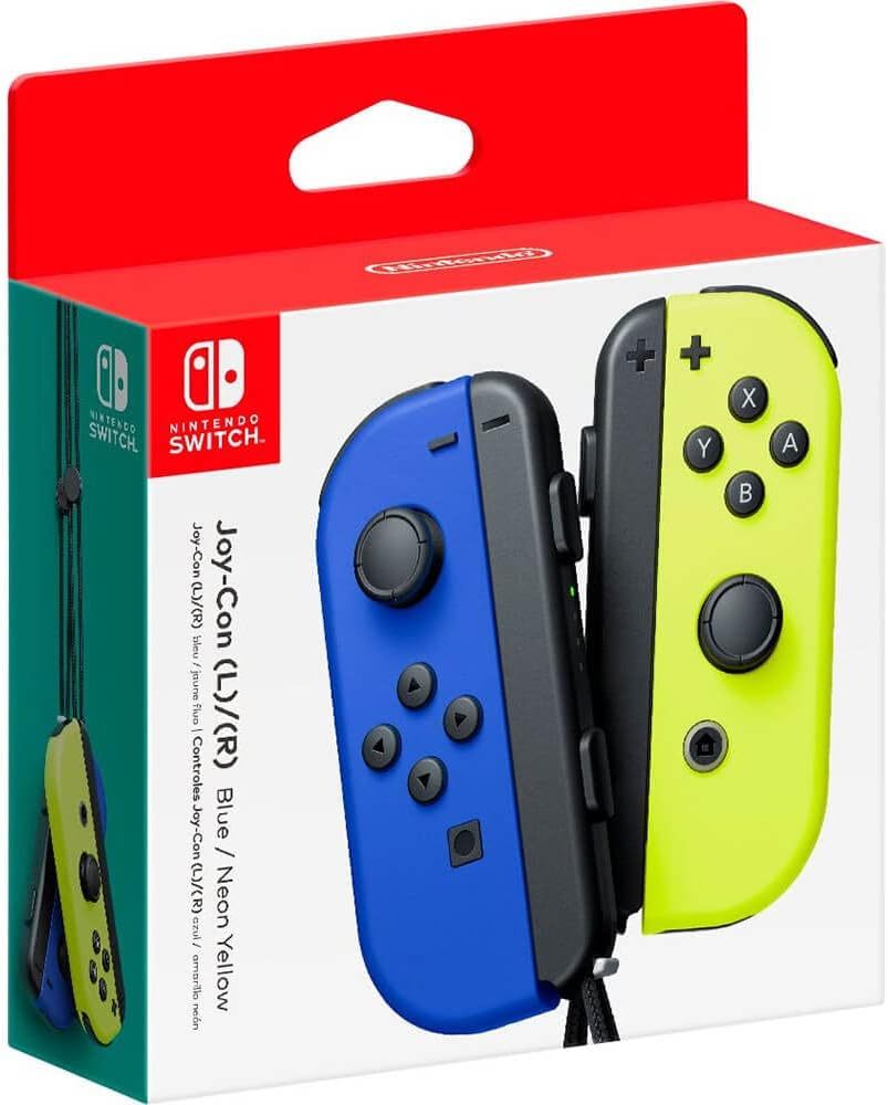 Nintendo Bluetooth Paire de Manettes Joy-Con Gauche Violet Pastel et Droite Vert Pastel Pour Switch