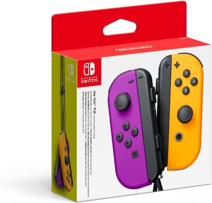 Nintendo Bluetooth Paire de Manettes Joy-Con Gauche Violet Pastel et Droite Vert Pastel Pour Switch