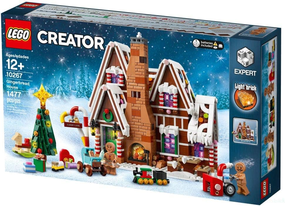 LEGO 10267 Creator Expert The Gingerbread House with Three Figurines, Building Kit, Age 12 to 99