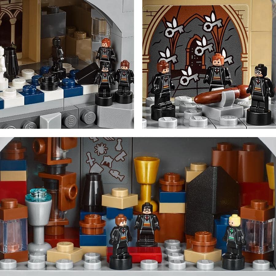 LEGO 71043 Harry Potter Le château de Poudlard, Jouet, avec Saule Cogneur, la Chambre des Secrets, et Cabane de Hagrid, Inclut 27 Figurines, Dès 16 Ans