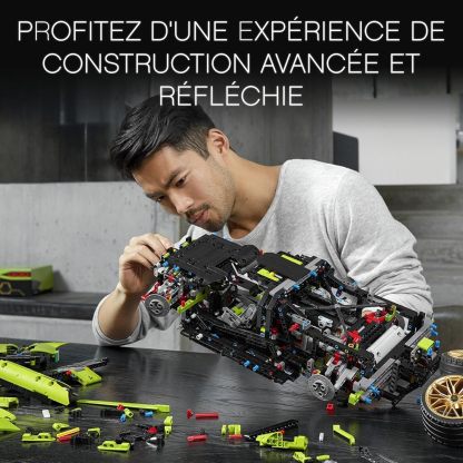 LEGO 42115 Technic Lamborghini Sián FKP 37, Maquette de Voiture à Construire, Modèle Réduit, Construction Pour Adultes, Idée Cadeau Hommes et Femmes