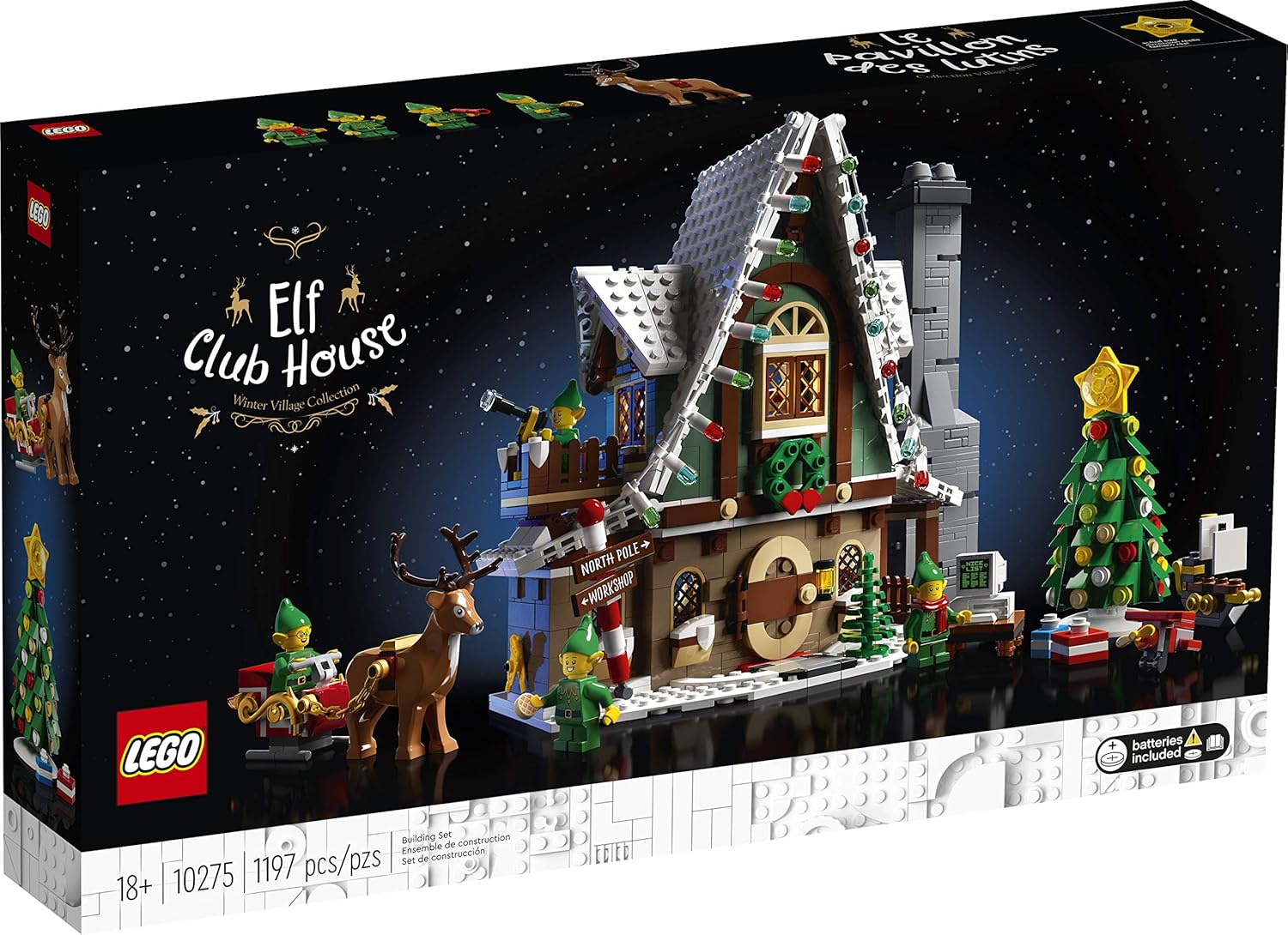 LEGO Seasonal Elf Clubhouse 10275 18+ House Set
