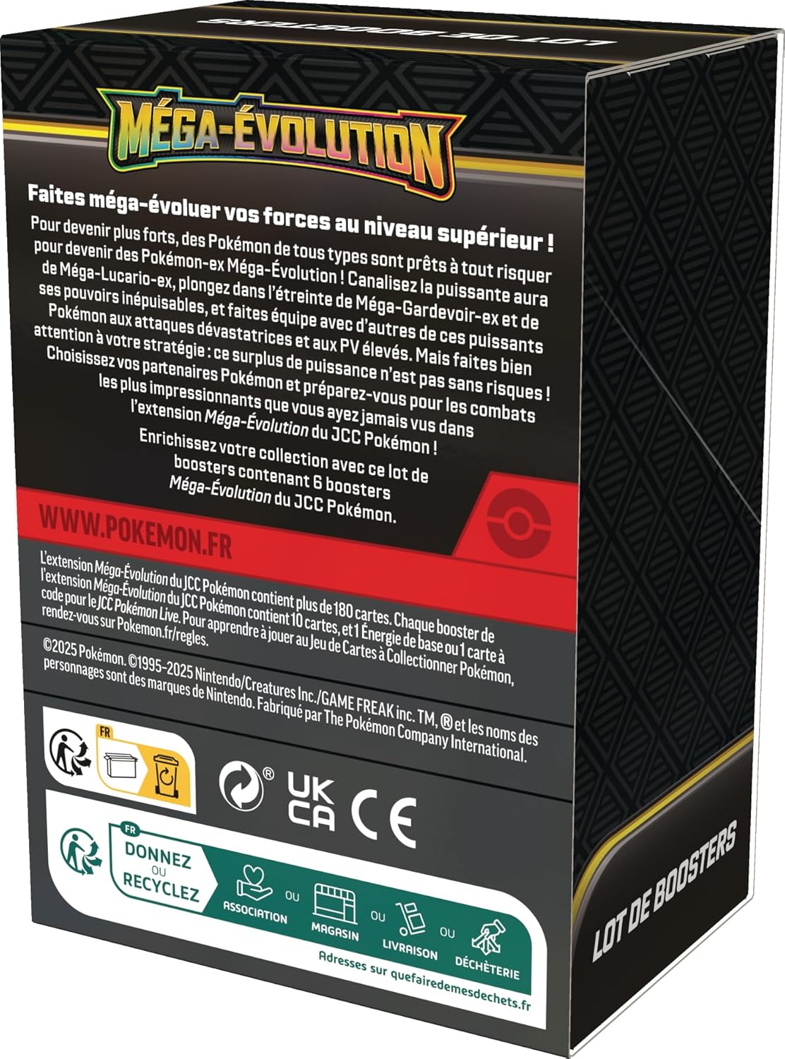 Pokémon : Pokémon TCG Mega Evolution Booster Pack (6 Boosters)