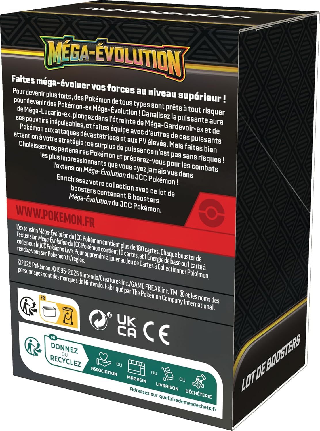 Pokémon : Pokémon TCG Mega Evolution Booster Pack (6 Boosters)