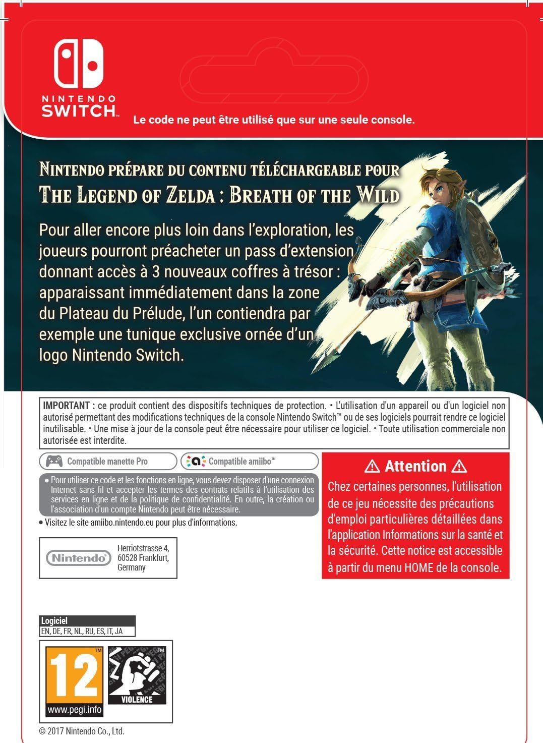 The Legend of Zelda : Breath of the Wild