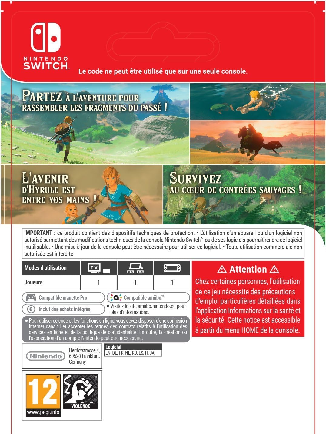 The Legend of Zelda : Breath of the Wild