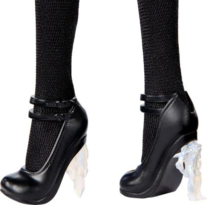 Monster High Mercredi Addams dans une poupée de collection en robe gothique noire inspirée de la scène de danse, accessoires de qualité et support de poupée, HXJ03