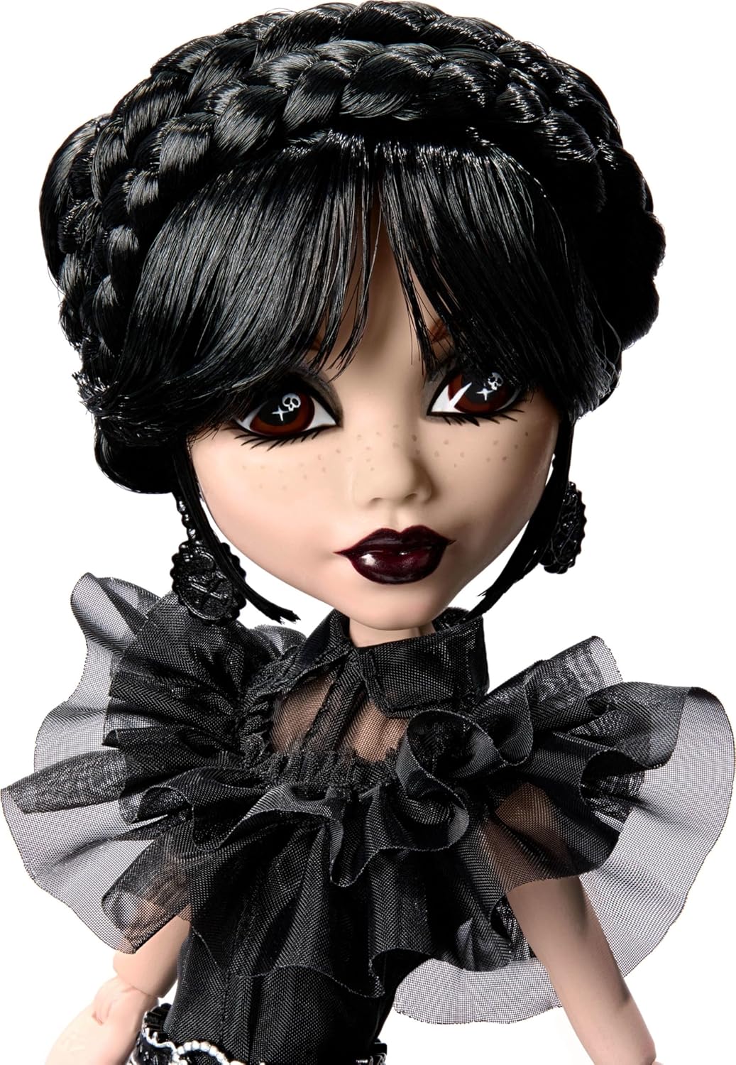 Monster High Mercredi Addams dans une poupée de collection en robe gothique noire inspirée de la scène de danse, accessoires de qualité et support de poupée, HXJ03